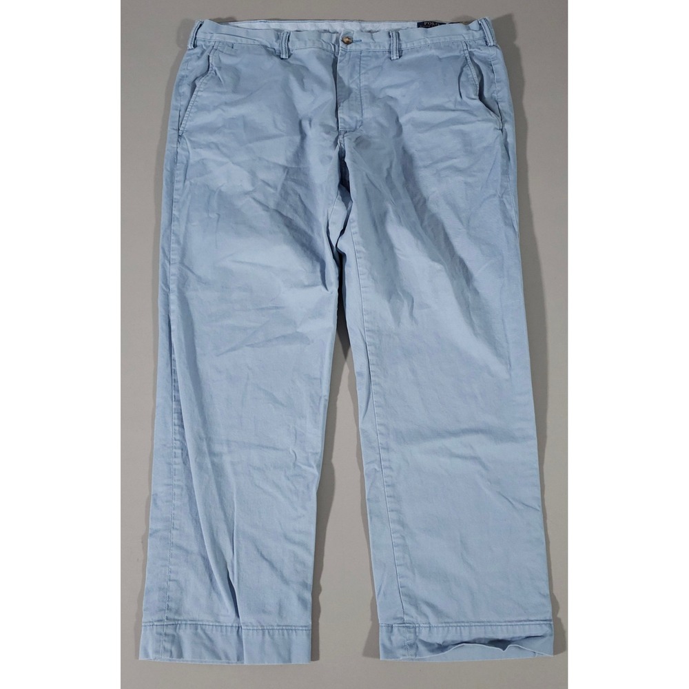 Polo Ralph Lauren Chino Pants Mens 40/30 Blue Stretch Straight Fit